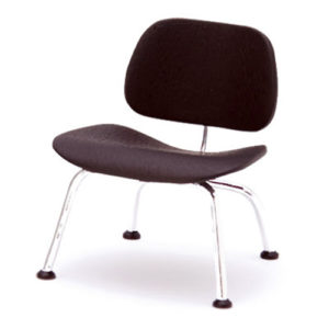 Miniature Eames LCM (Lounge Chair Metal) in black, a stunning replica by Charles Eames. Perfect addition to any interior collection.