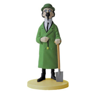 Tintin collectable - "Calculus" figurine - Hand-painted polyresin depiction of Tintin character. Perfect for Tintin enthusiasts and collectors.